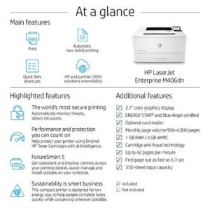 LaserJet Enterprise M406dn Laser Printer