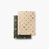 Pocket Notebook Set - Holiday Argyle