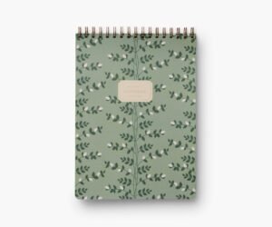 Large Top Spiral Notebook - Climbing Vines