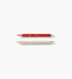 Gel Pen Set of 2 - Holiday Argyle